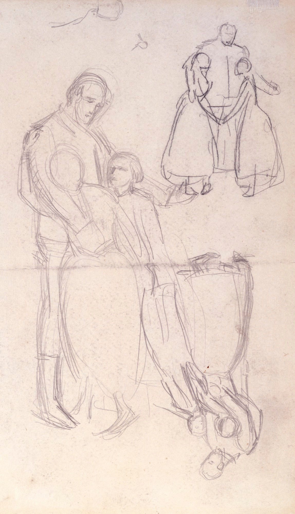 Preparatory sketch for The Window annotated  Works of Art  RA  Collection  Royal Academy of Arts
