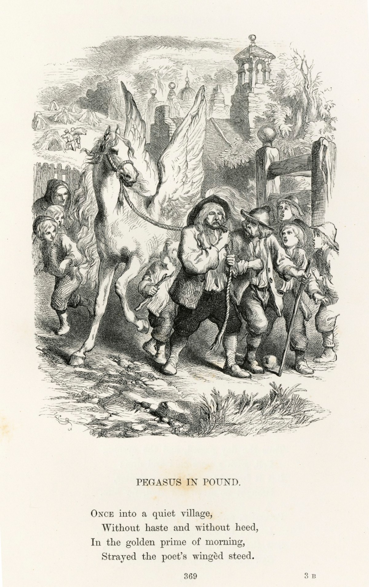 Sir John Gilbert RA, Pegasus in Pound