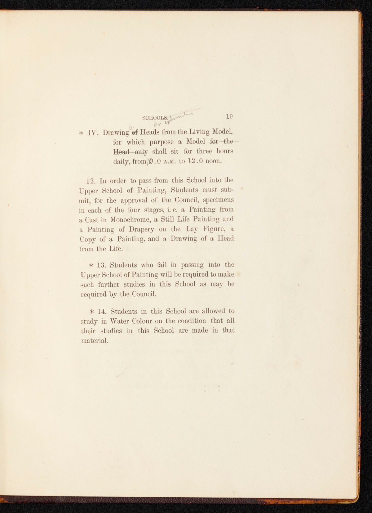 Sir Lawrence Alma-Tadema RA, A copy of the RA Laws as relating to the Schools, annotated and with sketches by Alma-Tadema