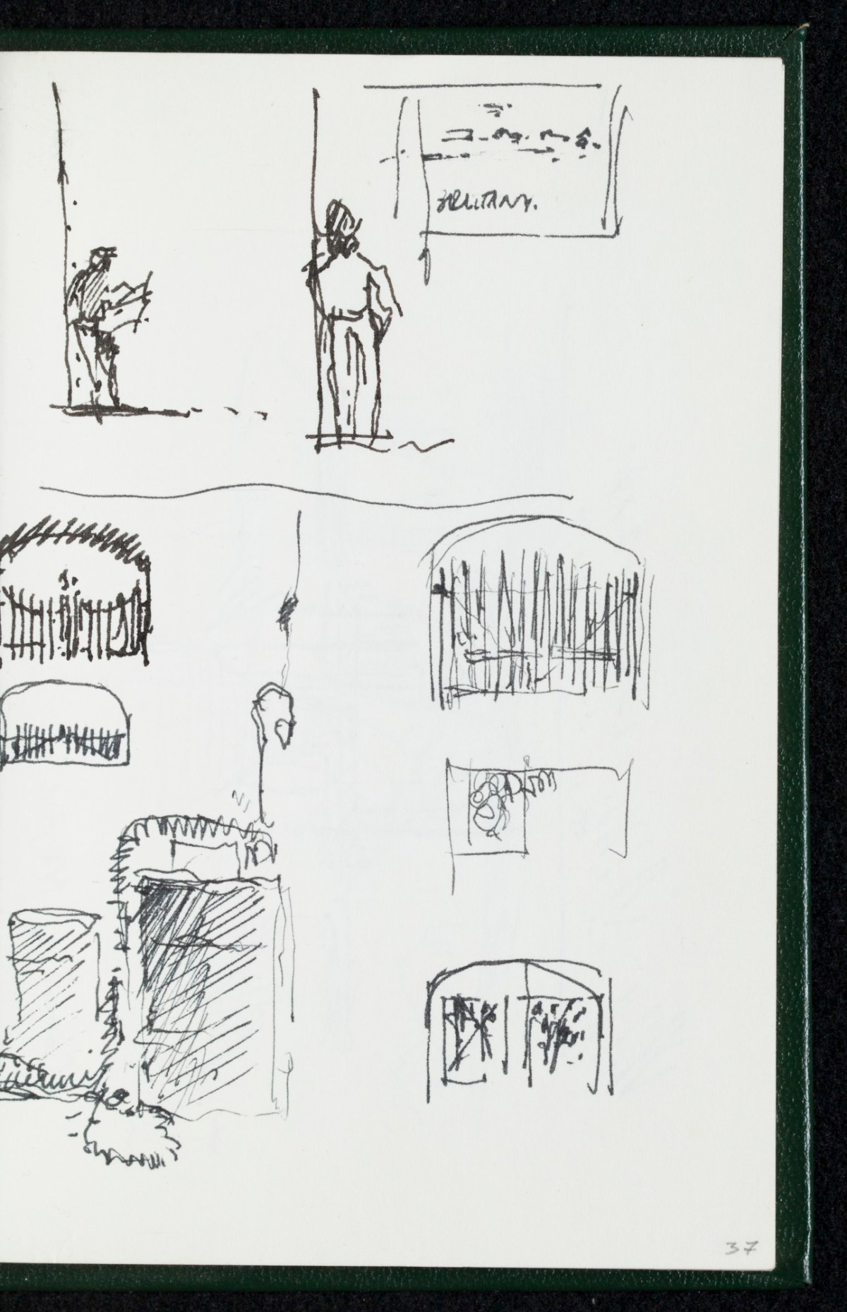 Sir Hugh Casson PRA, New England Connecticut sketchbook