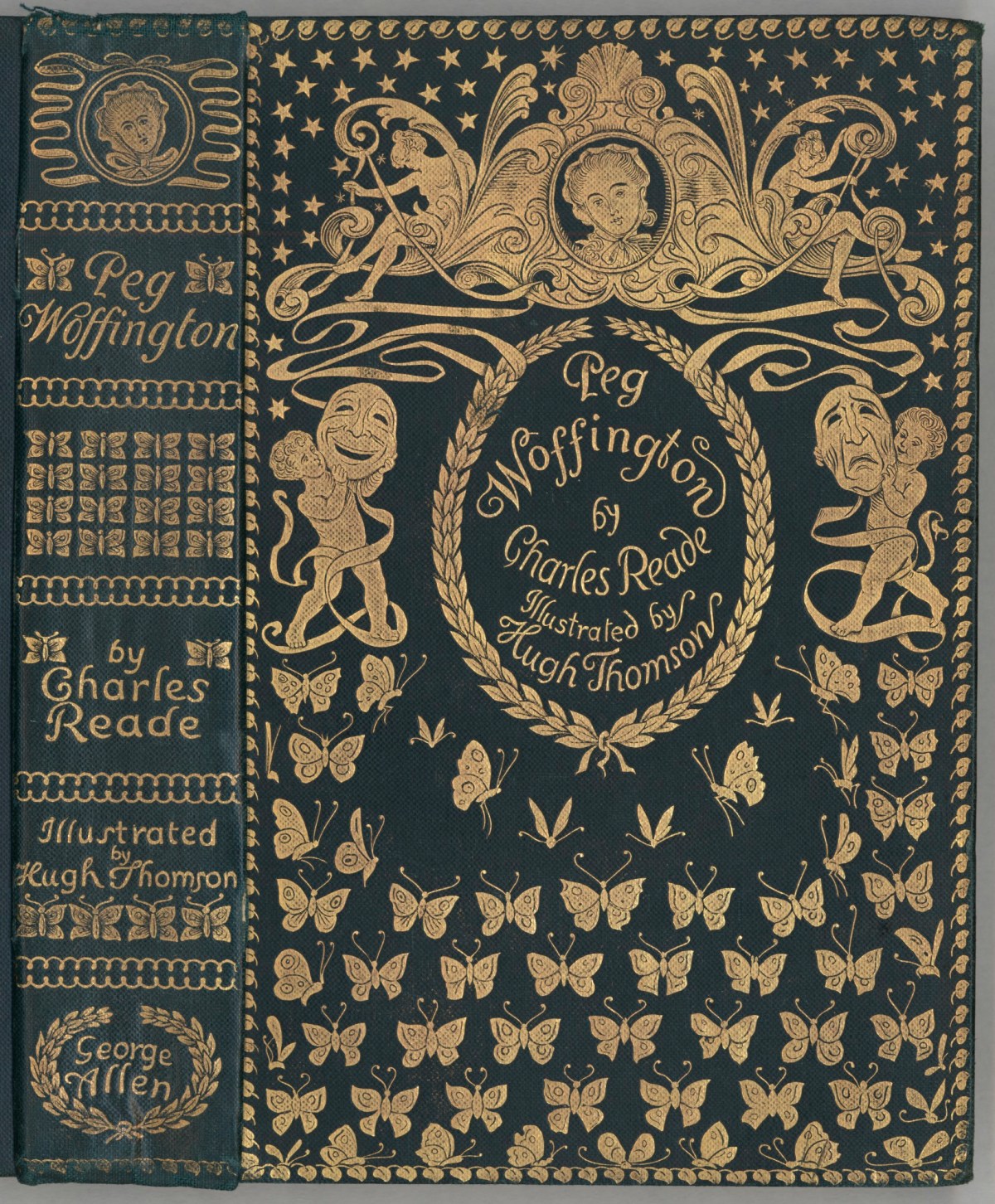 Hugh Thomson, Upper cover and spine of publisher's binding
