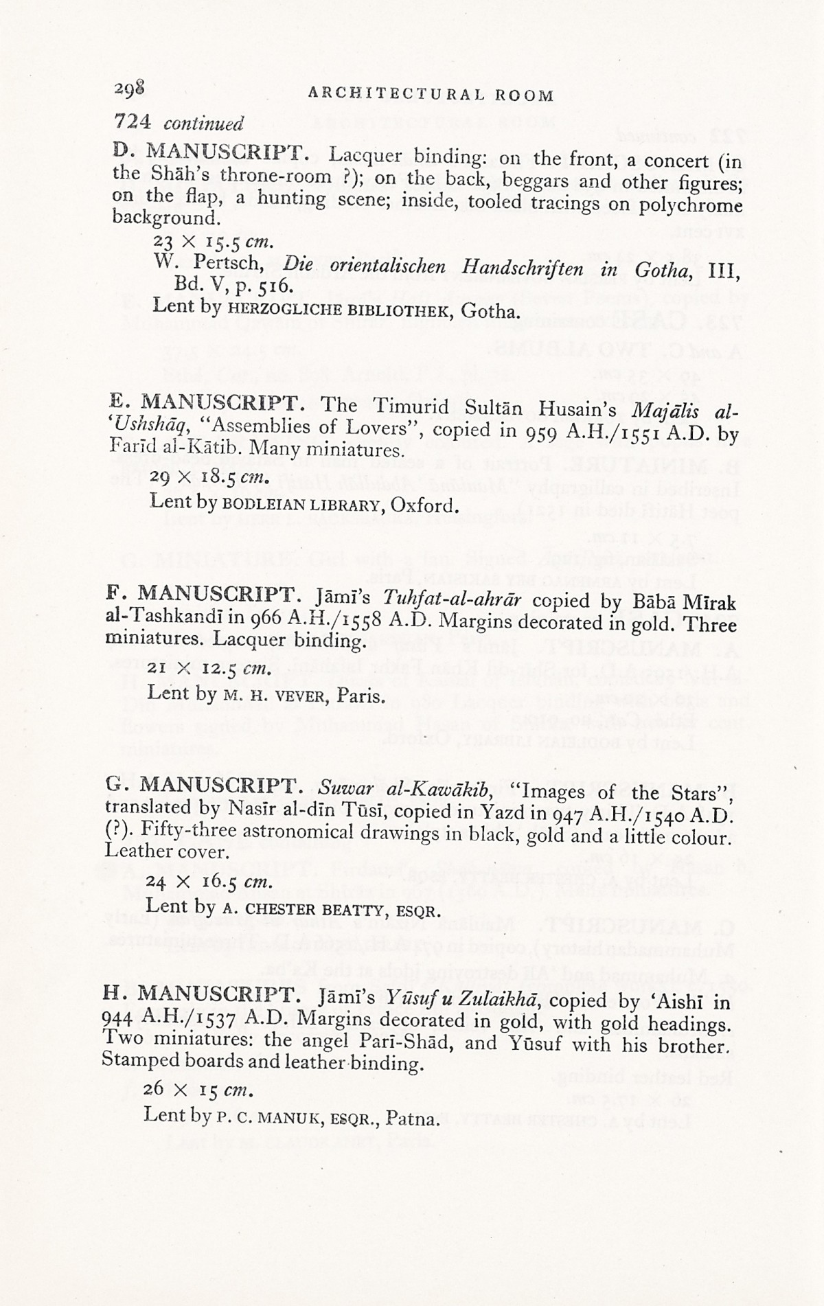 Page 326 of 1931 - International Exhibition of Persian Art