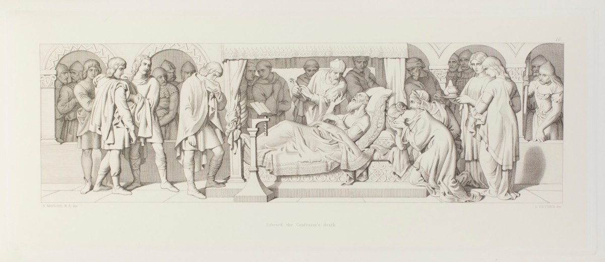 Daniel Maclise RA, Edward the Confessor's death