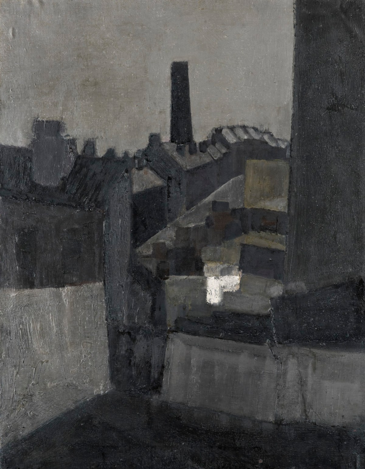 John Hoyland RA, Backyards, Sheffield