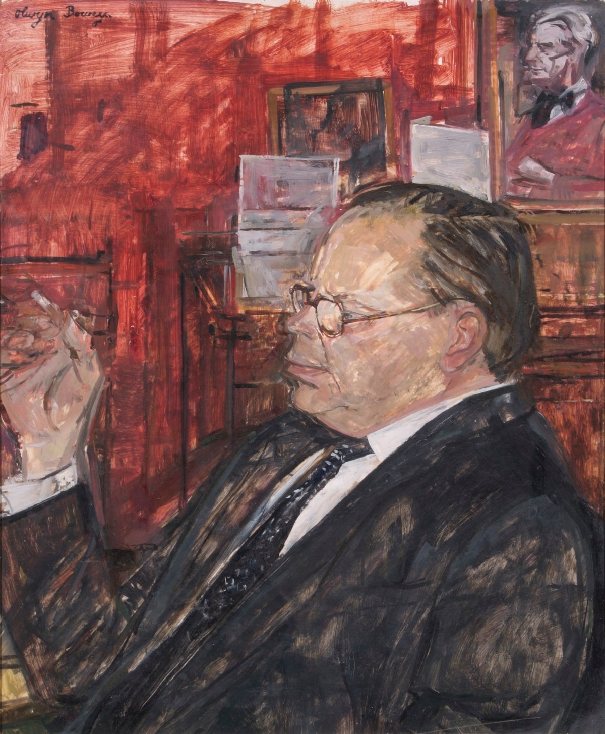 Olwyn Bowey RA, Portrait of Humphrey Brooke, Esq, C.V.O.