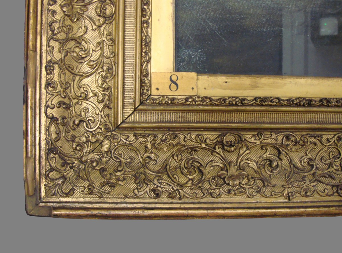 Unknown, Frame for Edward William Cooke RA 'Scheveningen Pincks off the Coast of Yarmouth'