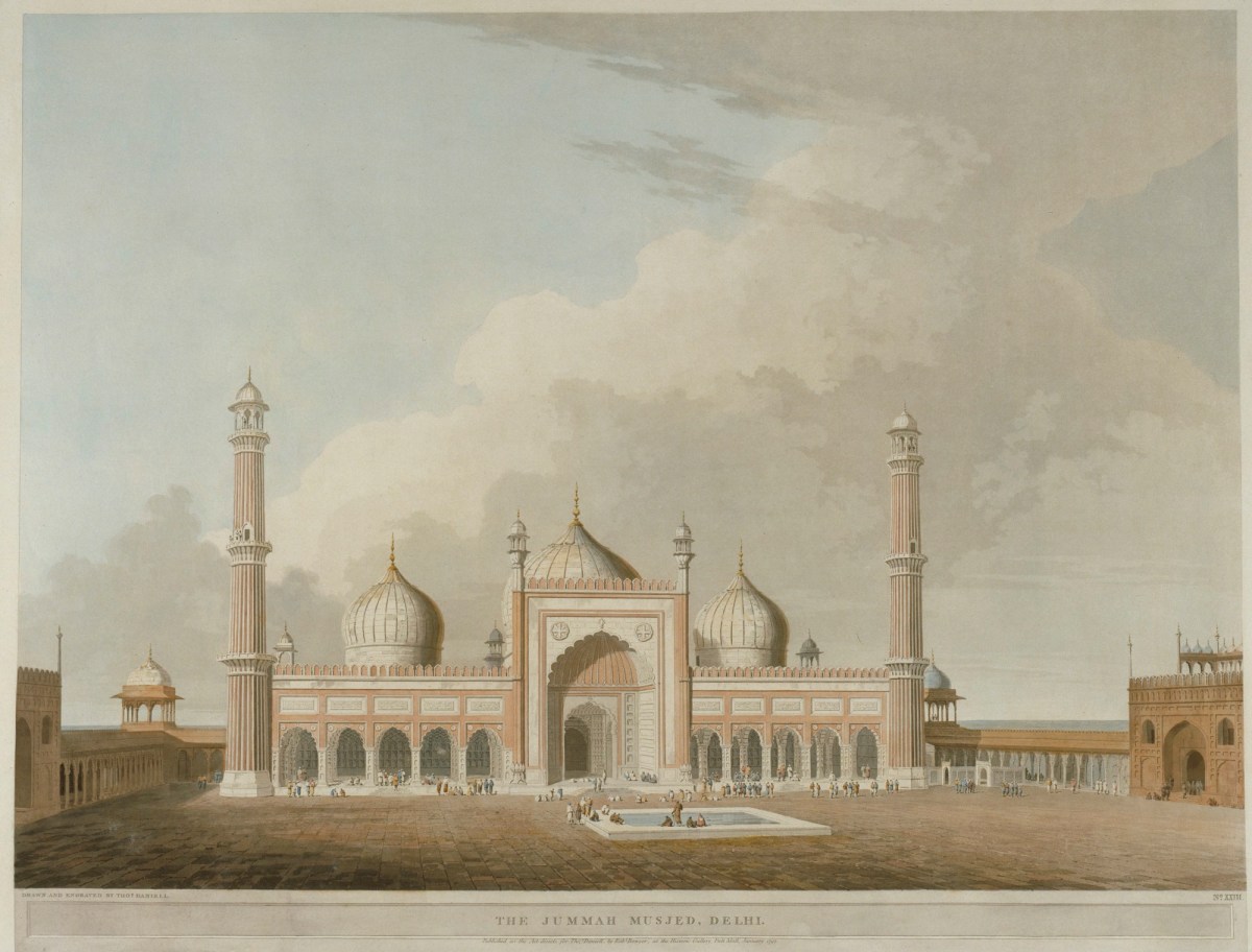 Thomas Daniell RA, The Jummah Musjed, Delhi