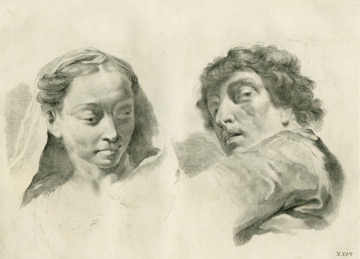 Giovanni Battista Piazzetta, Study of two heads
