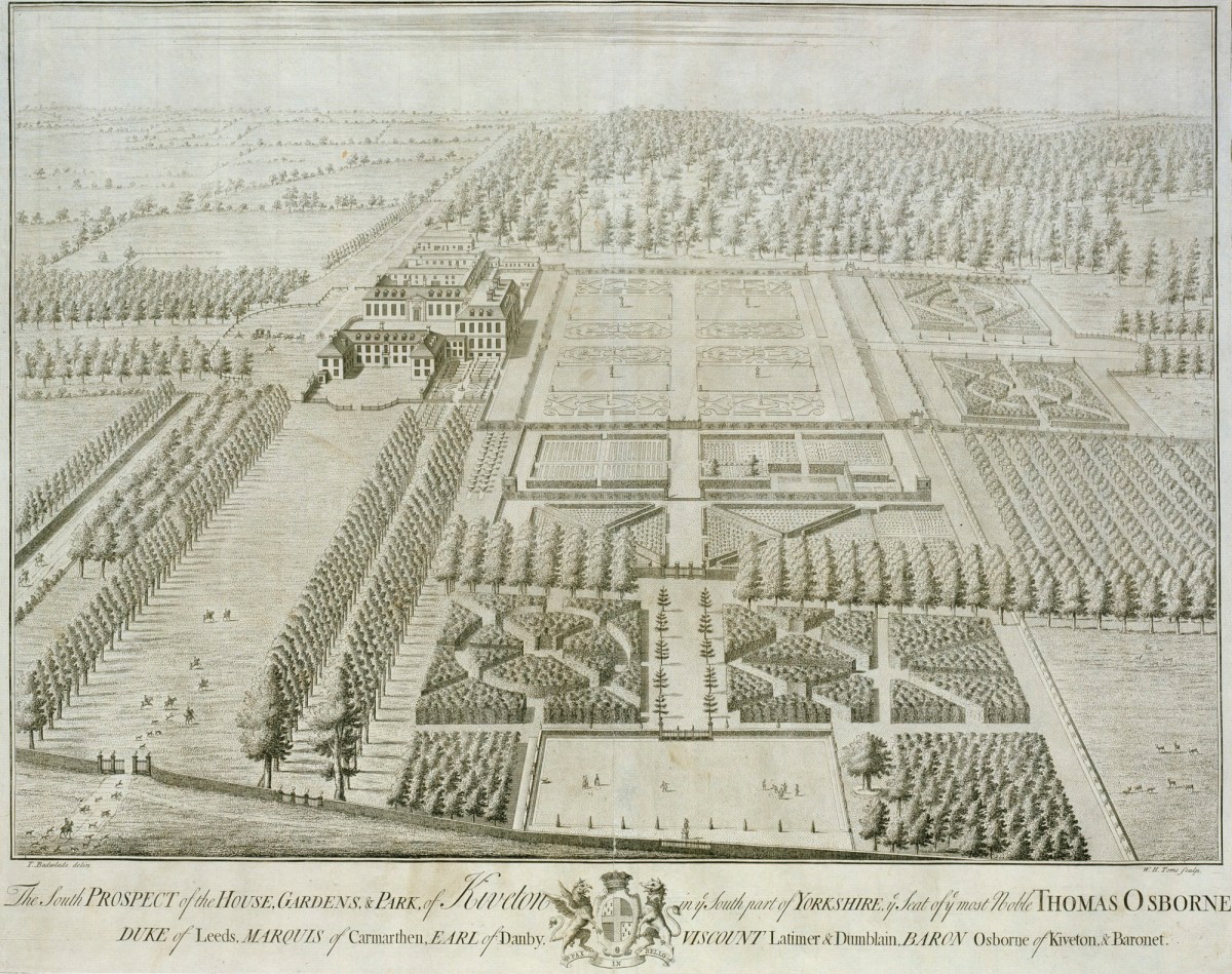 Thomas Badeslade, The South Prospect of Kiveton House