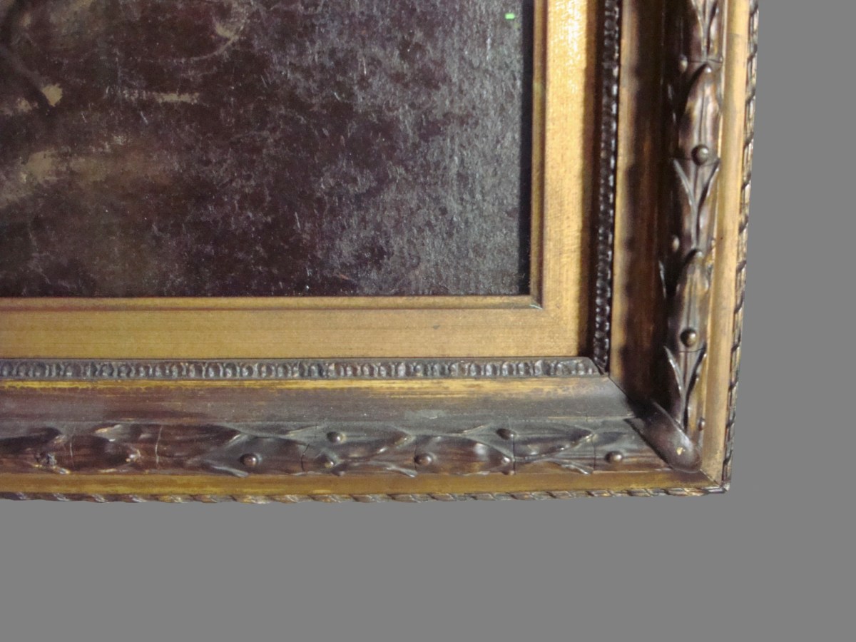 Unknown, Frame for Sir William Beechey RA 'Portrait of James Wyatt, P.R.A.'