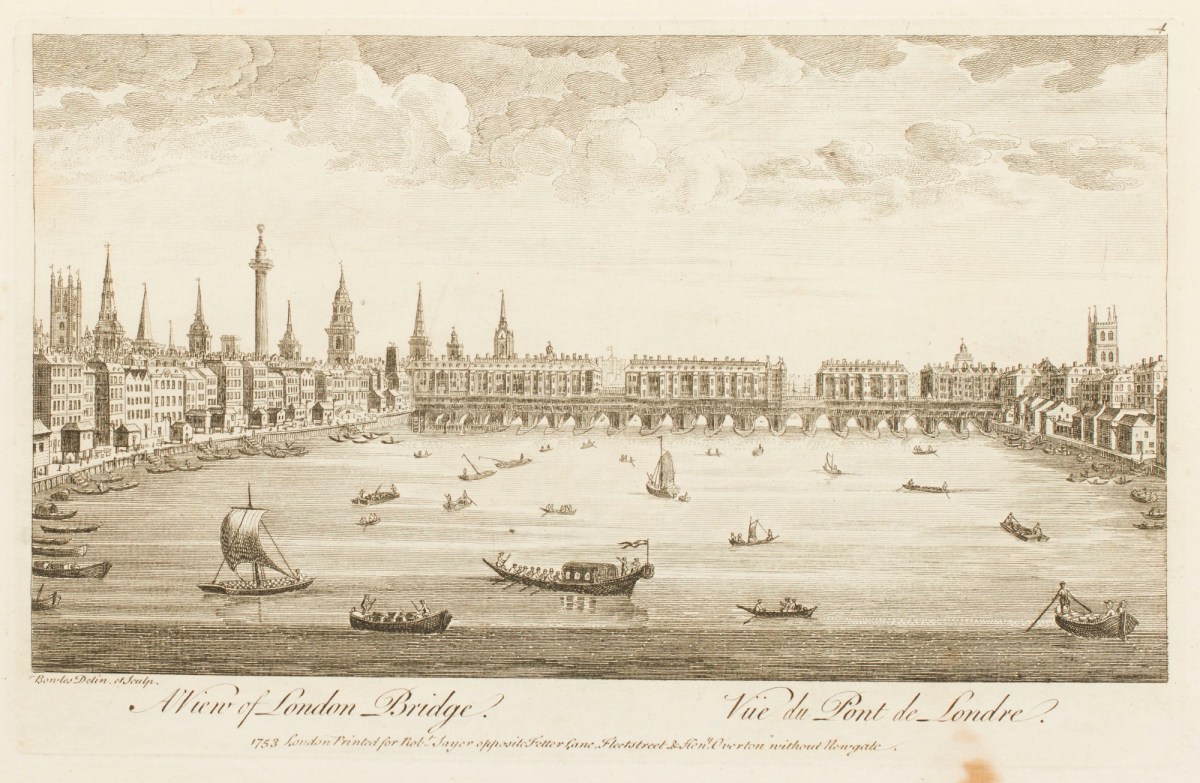 Thomas Bowles II, A View of London Bridge