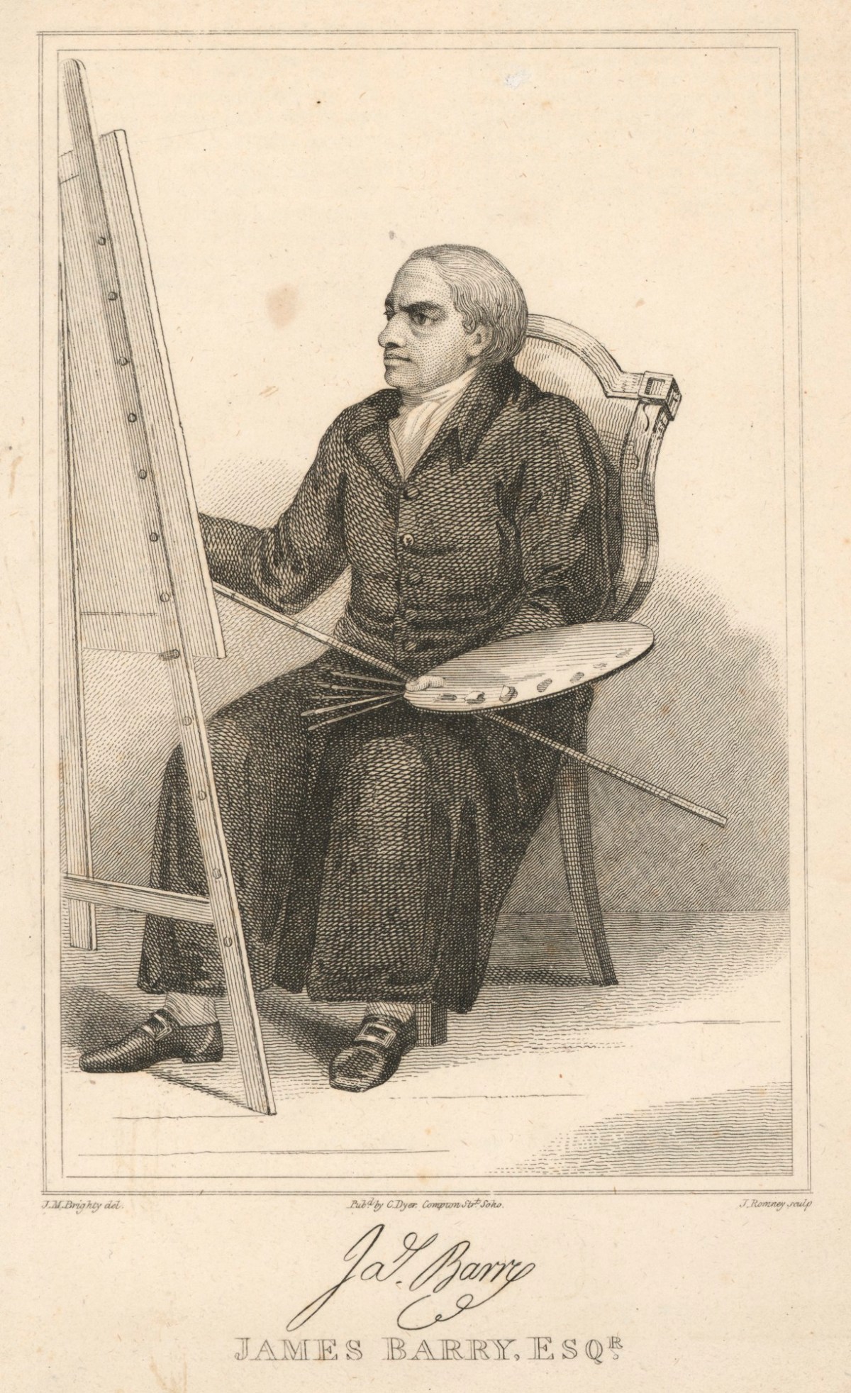 G.M. Brighty, Portrait of James Barry