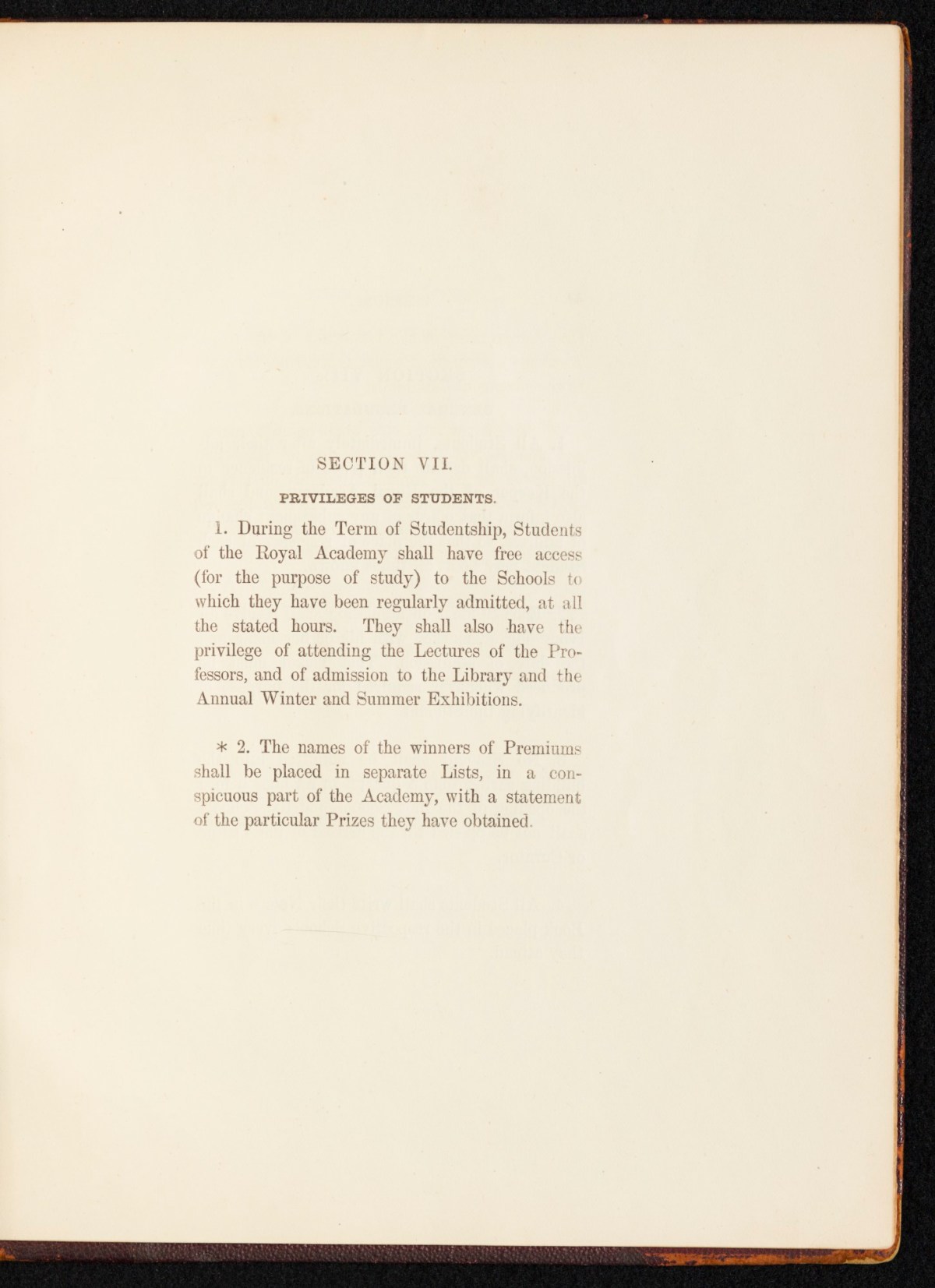 Sir Lawrence Alma-Tadema RA, A copy of the RA Laws as relating to the Schools, annotated and with sketches by Alma-Tadema