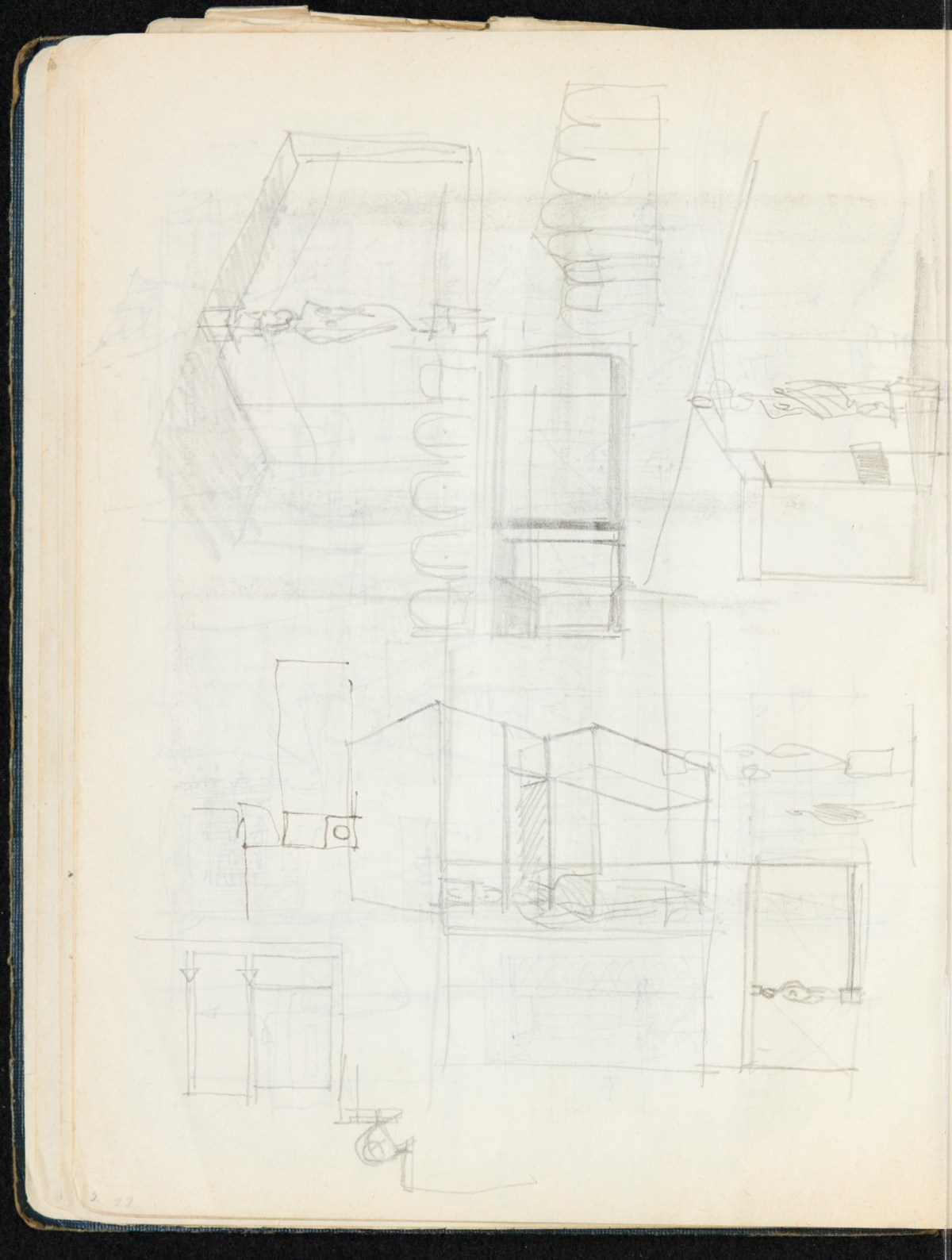 Sir Hugh Casson PRA, Britannia and Glyndebourne sketchbook