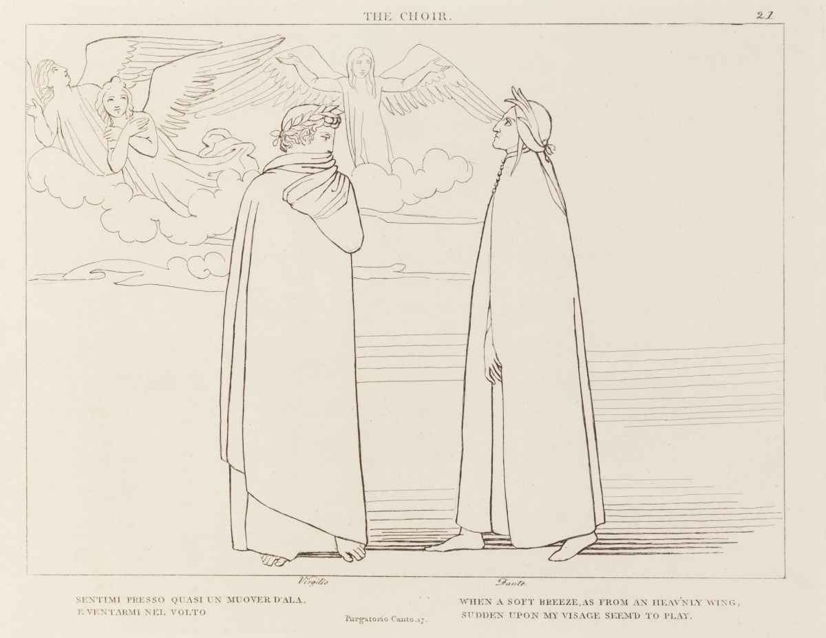 John Flaxman RA, 'The Choir' (from The Divine Comedy, Purgatory)