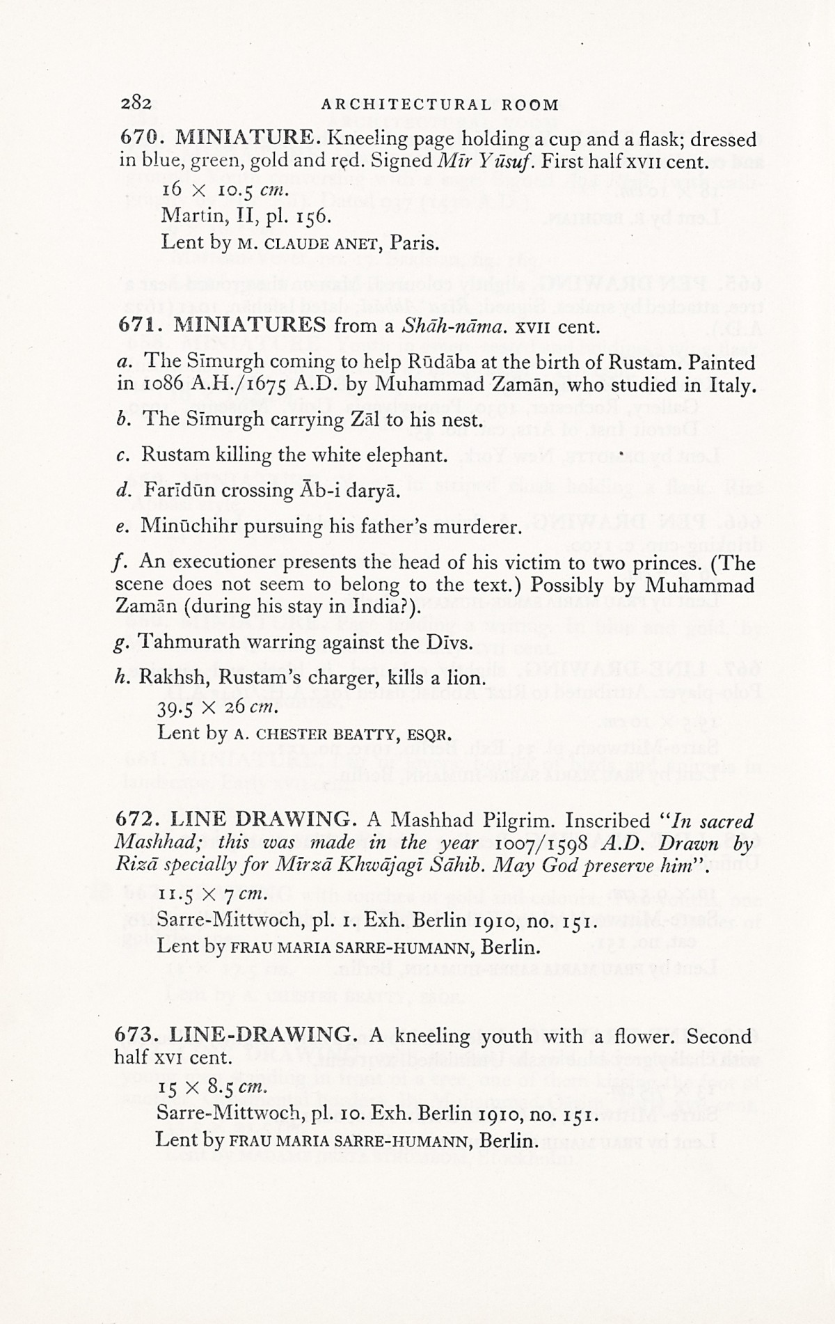 Page 310 of 1931 - International Exhibition of Persian Art
