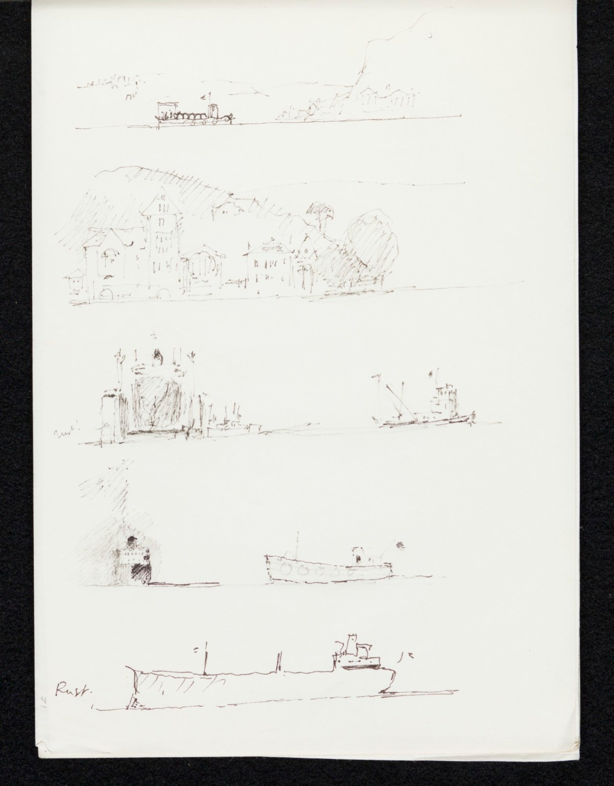 Sir Hugh Casson PRA, Grand tour sketchbook