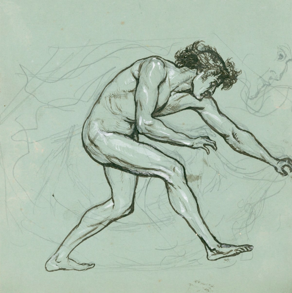Henry Hugh Armstead RA, Study for 'The Courage of David'