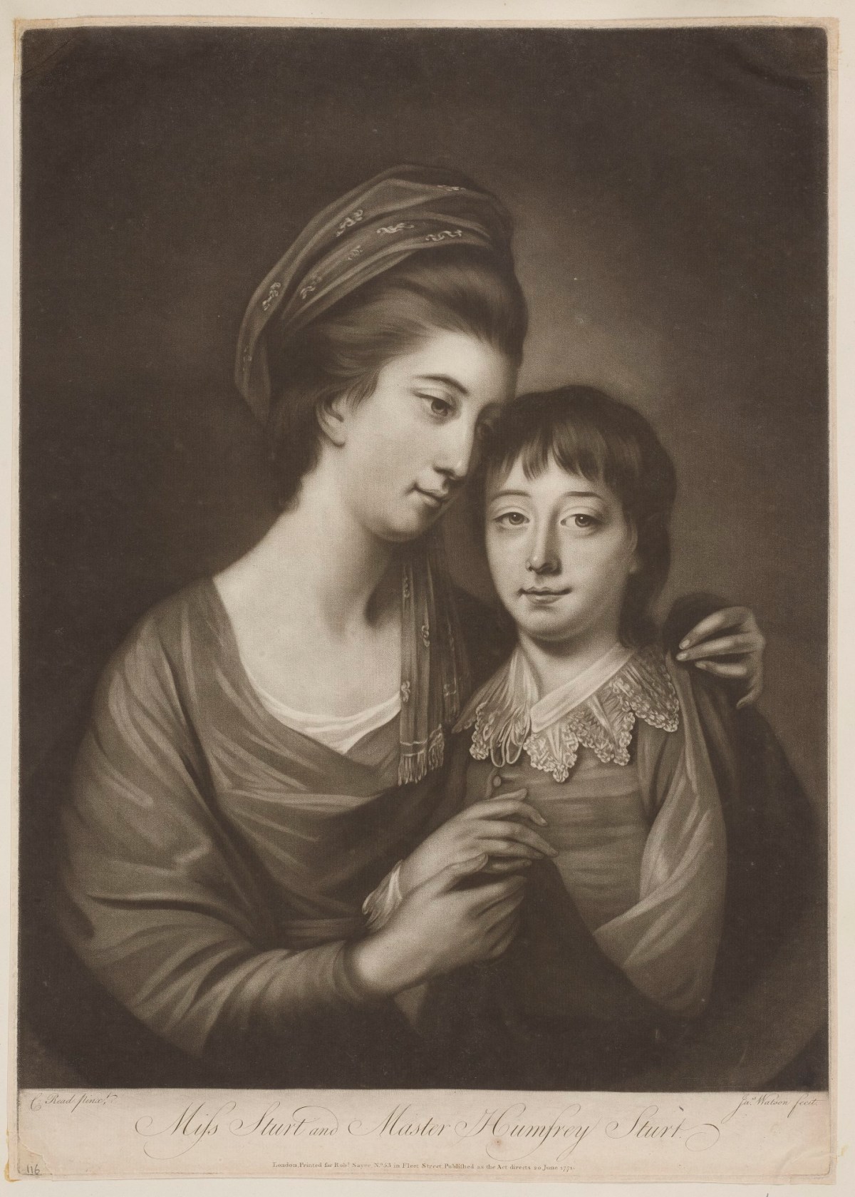 Katharine Read, Mary and Humphrey Ashley Sturt