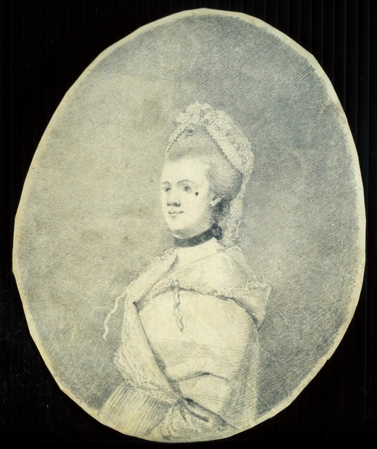Unidentified (British?) artist, Portrait of an unknown woman