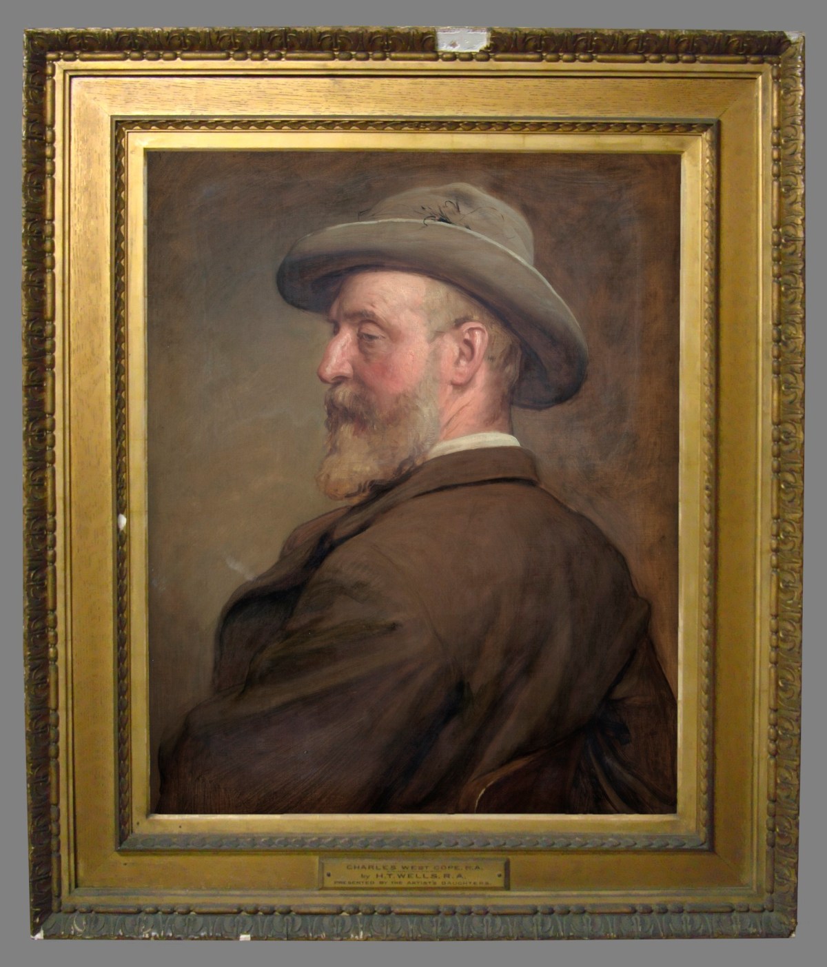 Unknown, Frame for Henry Tanworth Wells RA 'Portrait of Charles West Cope, R.A.'