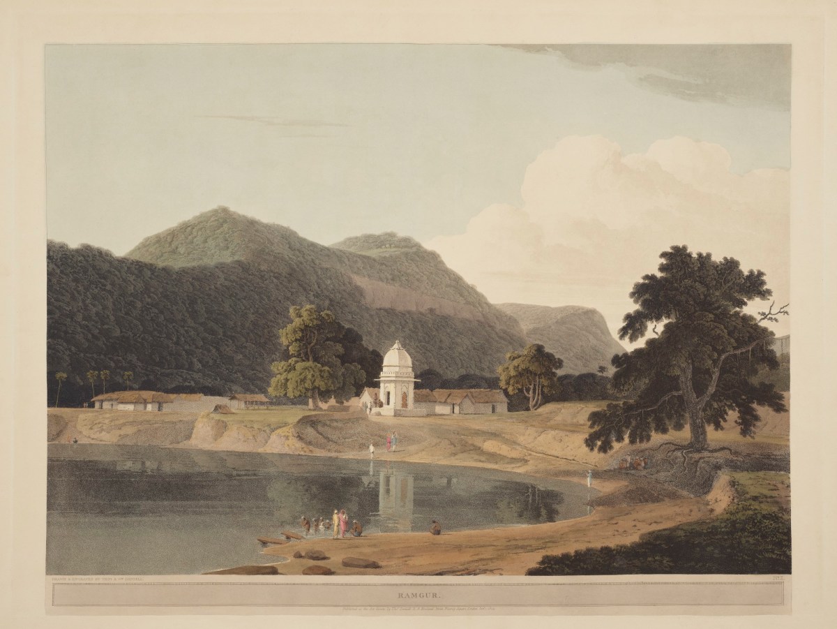 Thomas Daniell RA, Ramgur, or Rampoor, in the Bernares district