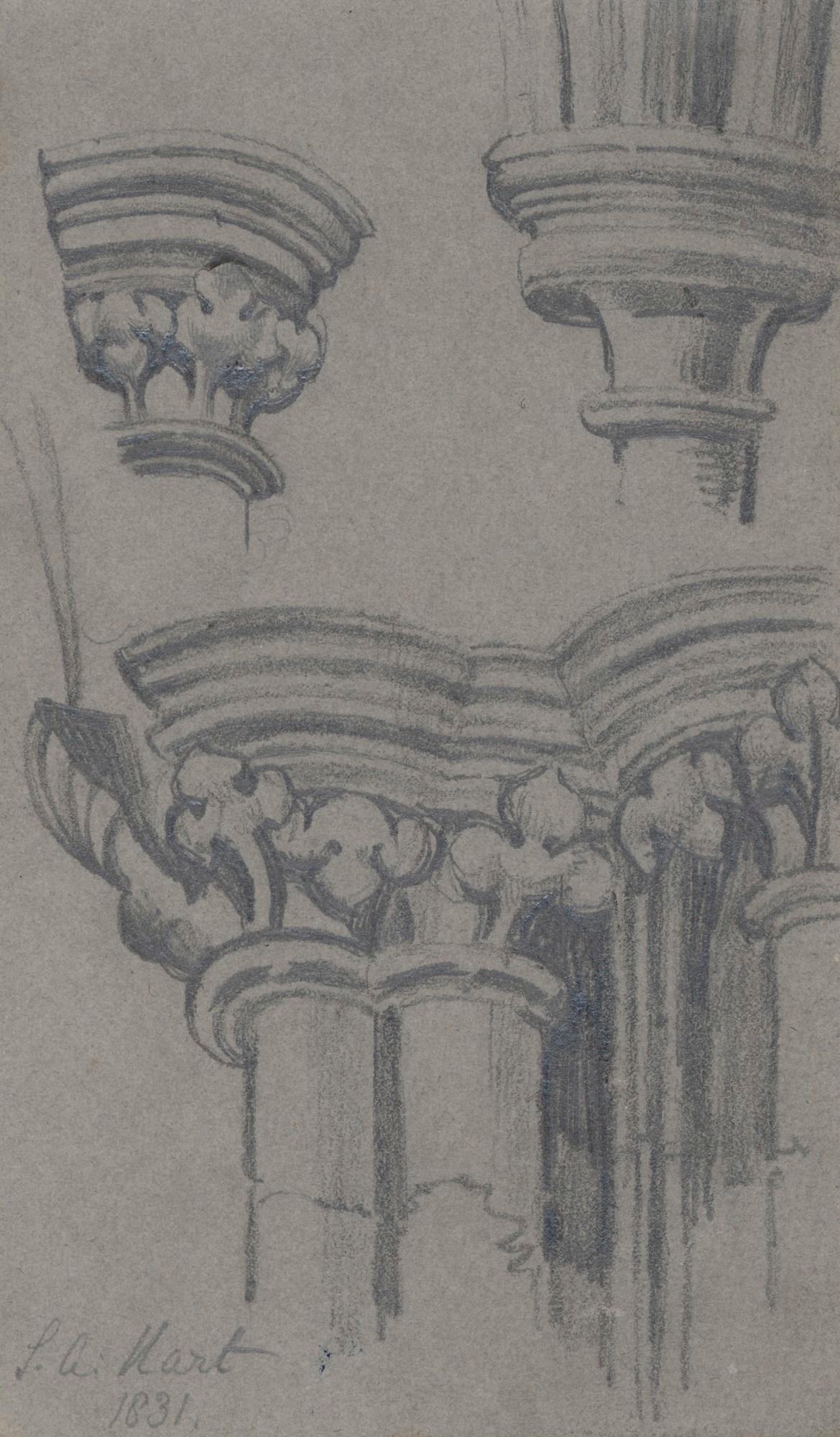 Solomon Alexander Hart RA, Details of capitals