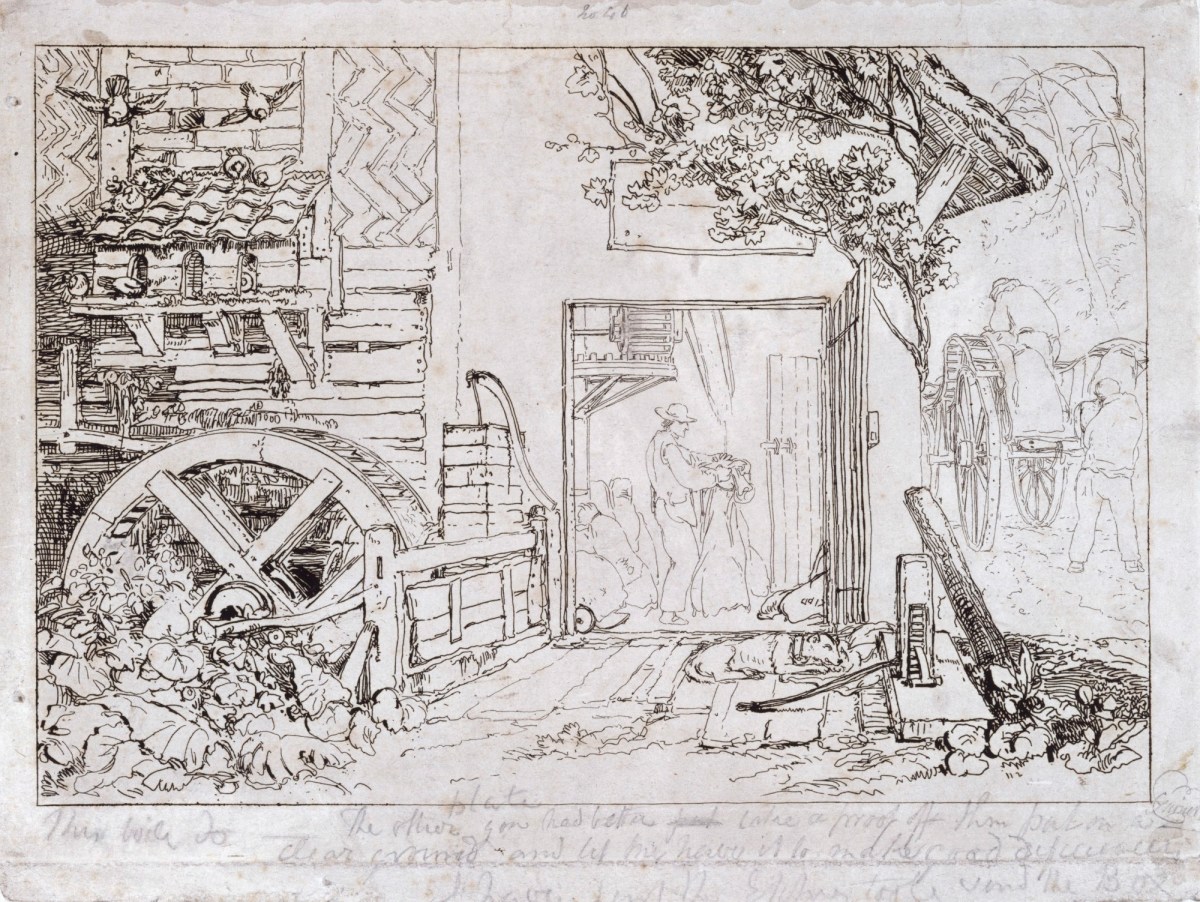 J.M.W. Turner RA, Pembury Mill, Kent