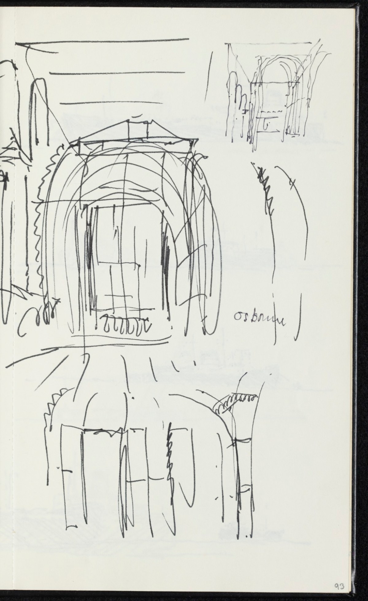 Sir Hugh Casson PRA, Majorca, Italy and Pembrokeshire sketchbook