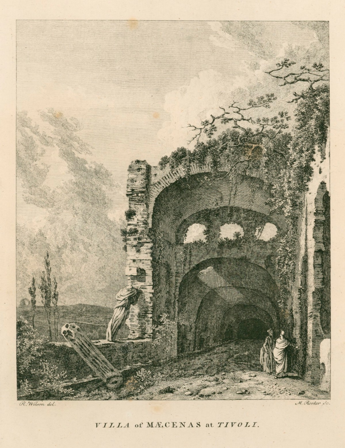 Richard Wilson RA, Villa of Mæcenas at Tivoli