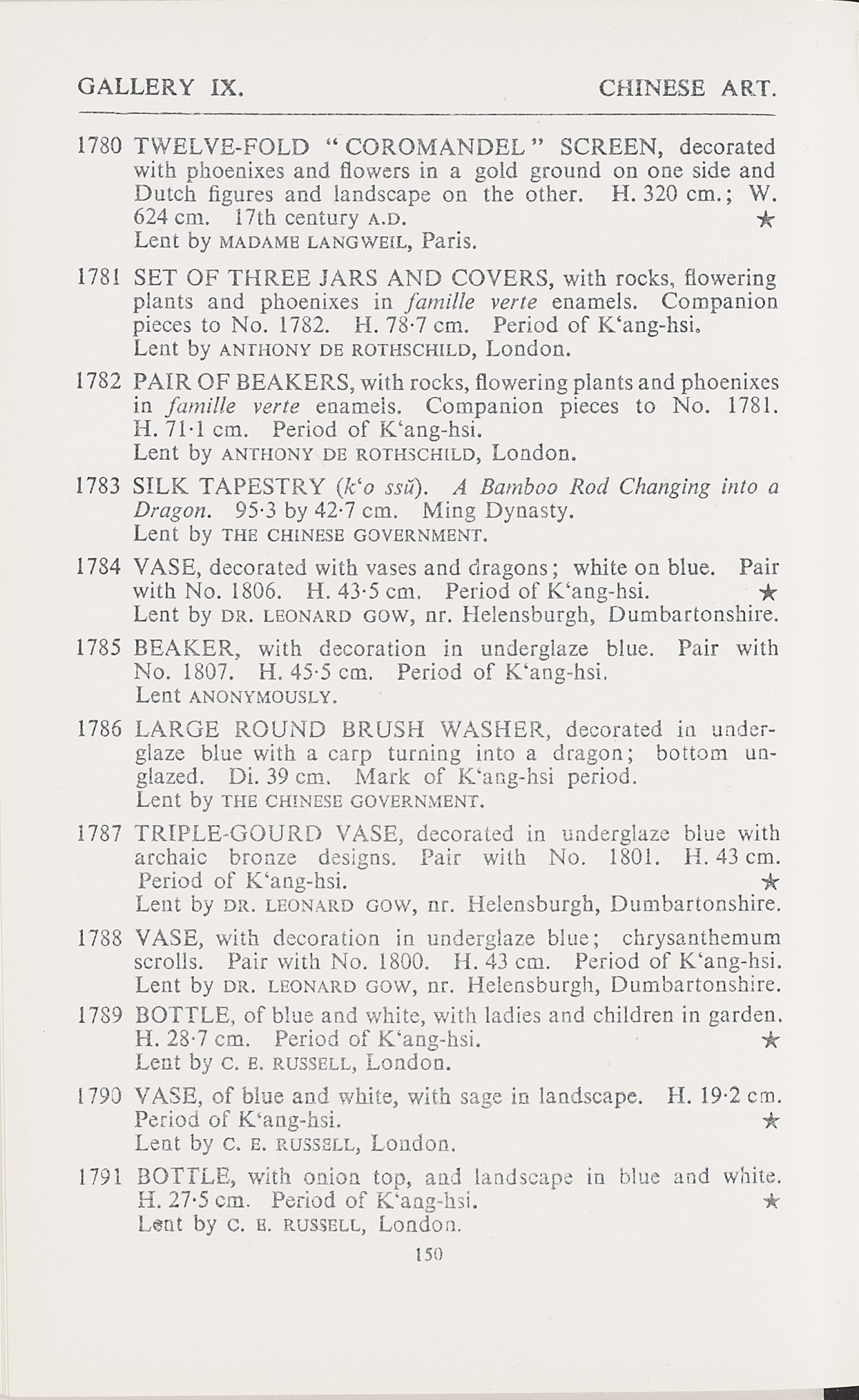 Page 178 of 1935-36 - International Exhibition of Chinese Art