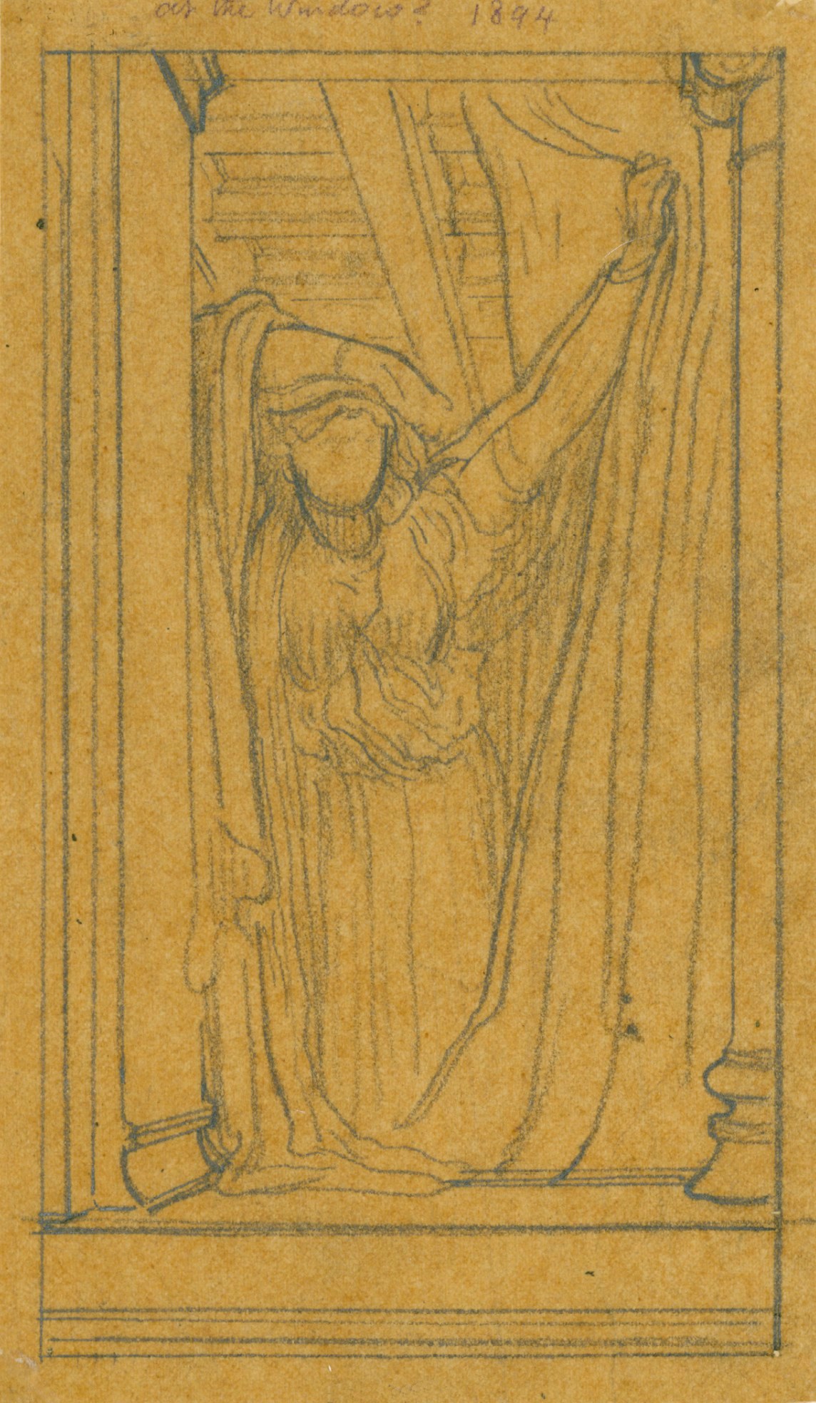 Lord Leighton PRA, Tracing for 'The Last Watch of Hero'
