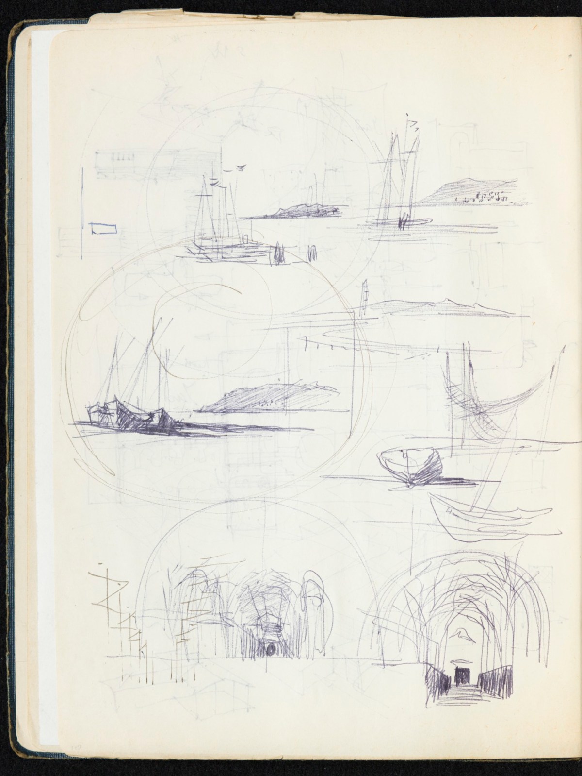 Sir Hugh Casson PRA, Britannia and Glyndebourne sketchbook