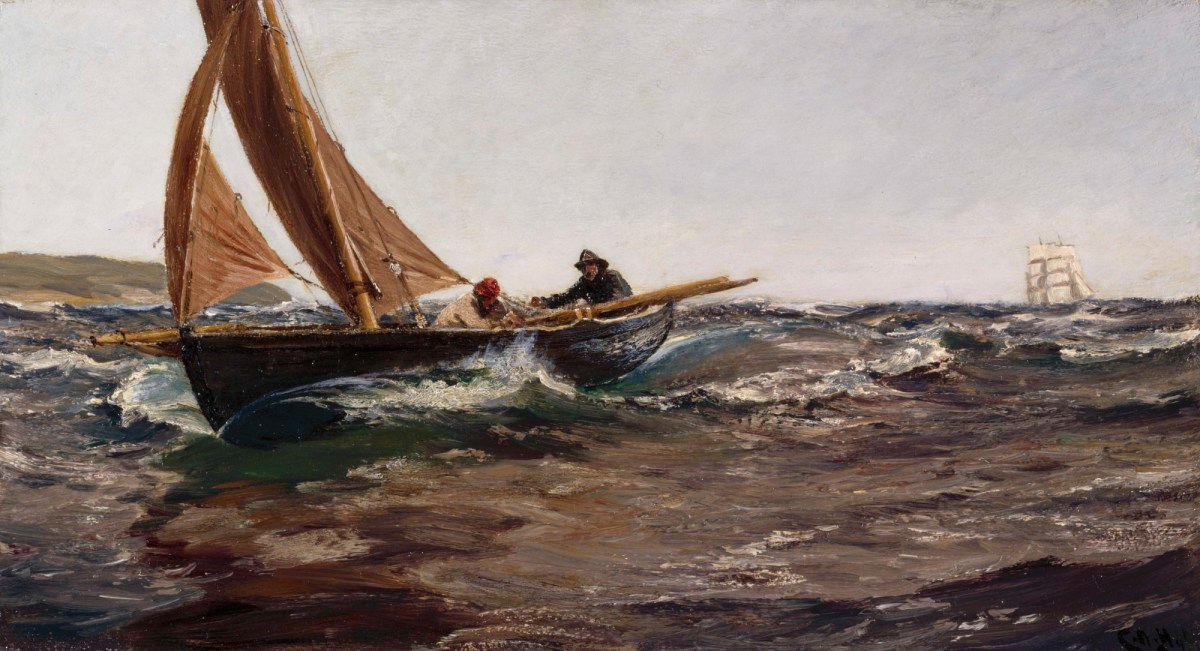 Charles Napier Hemy RA, A Plymouth Hooker