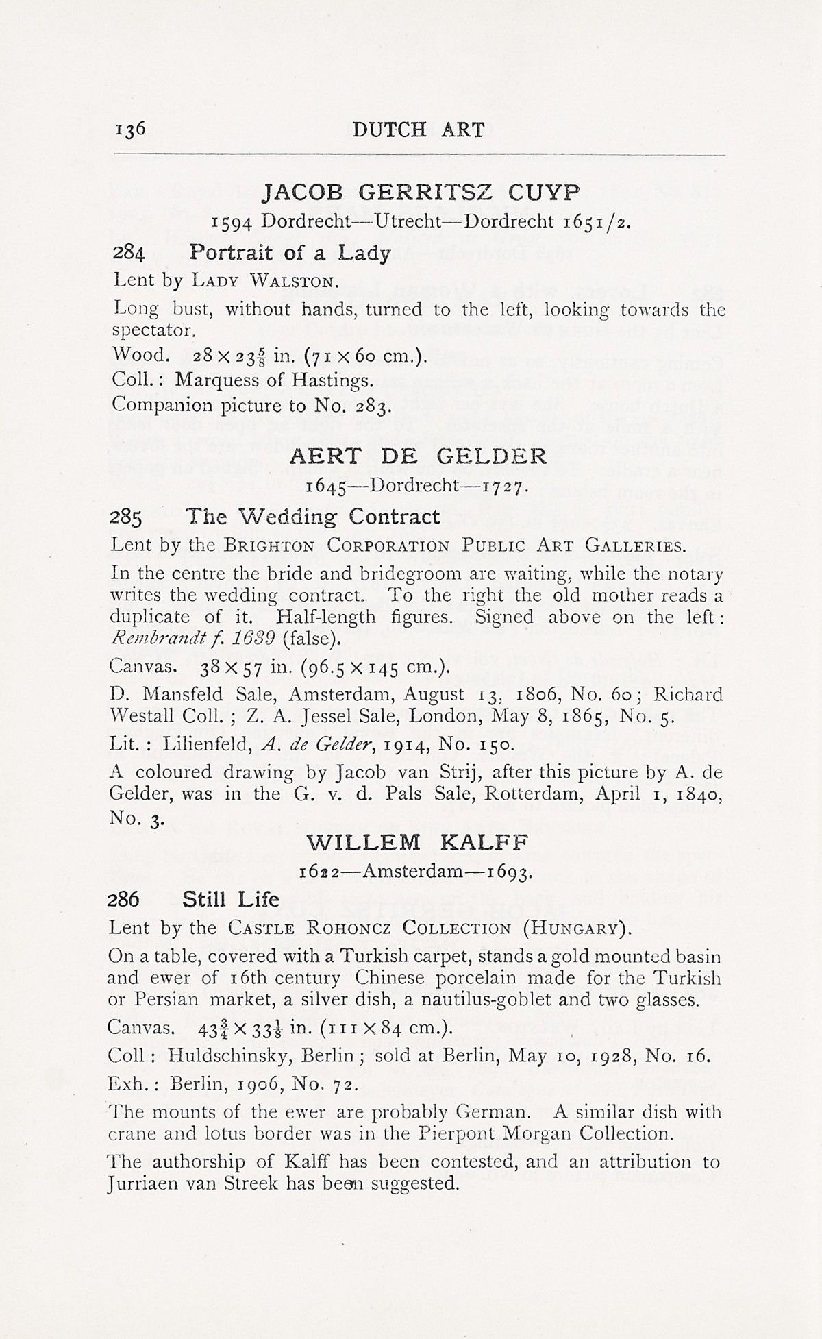 Page 140 of 1929 - Exhibition of Dutch Art 1450-1900