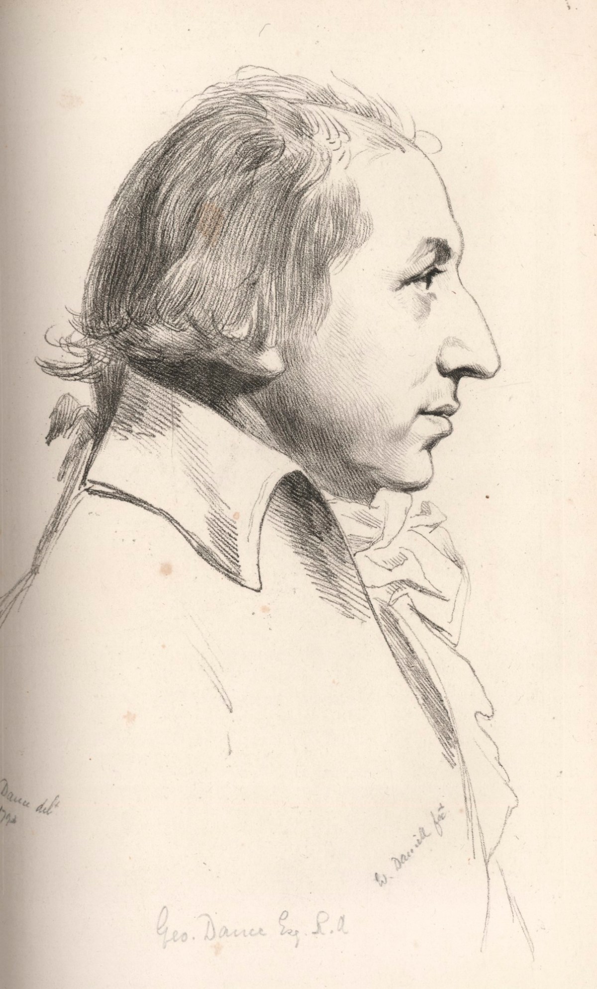 Nathaniel Dance RA, Portrait of George Dance, R.A.