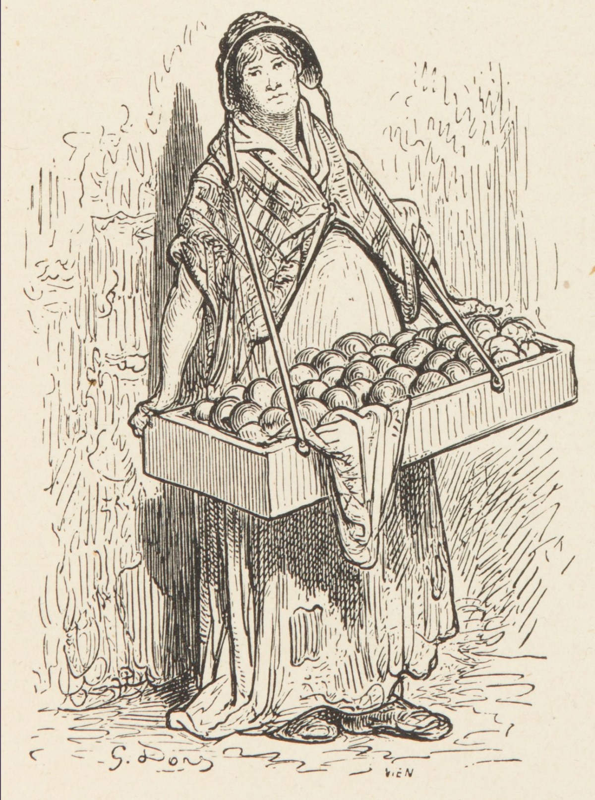 Gustave Doré, Orange Woman