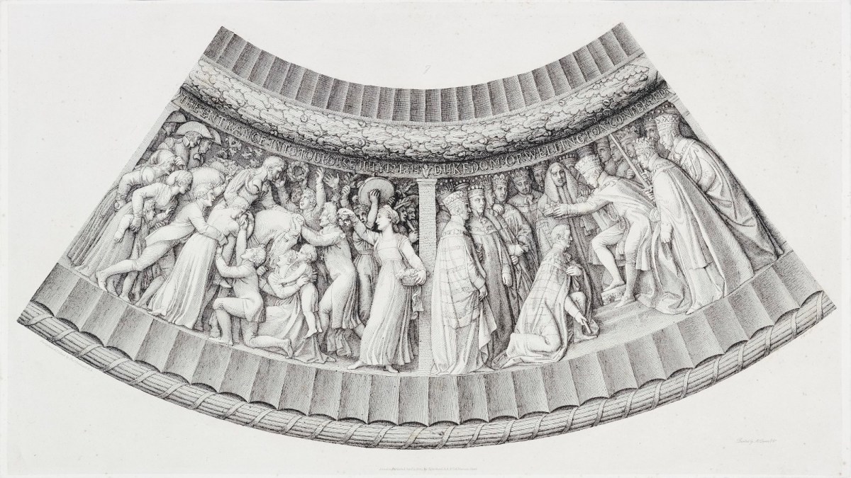 Thomas Stothard RA, Segment of the frieze of the Wellingon Shield (7)