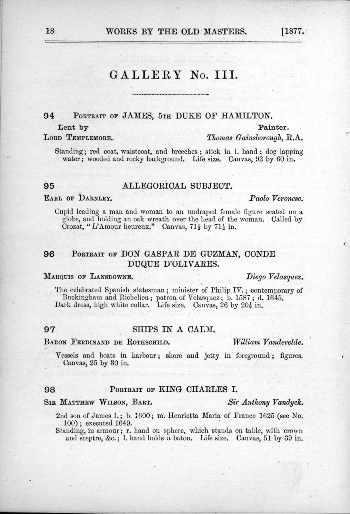 Page 18 of 1877 - Old Masters and deceased masters of the British School