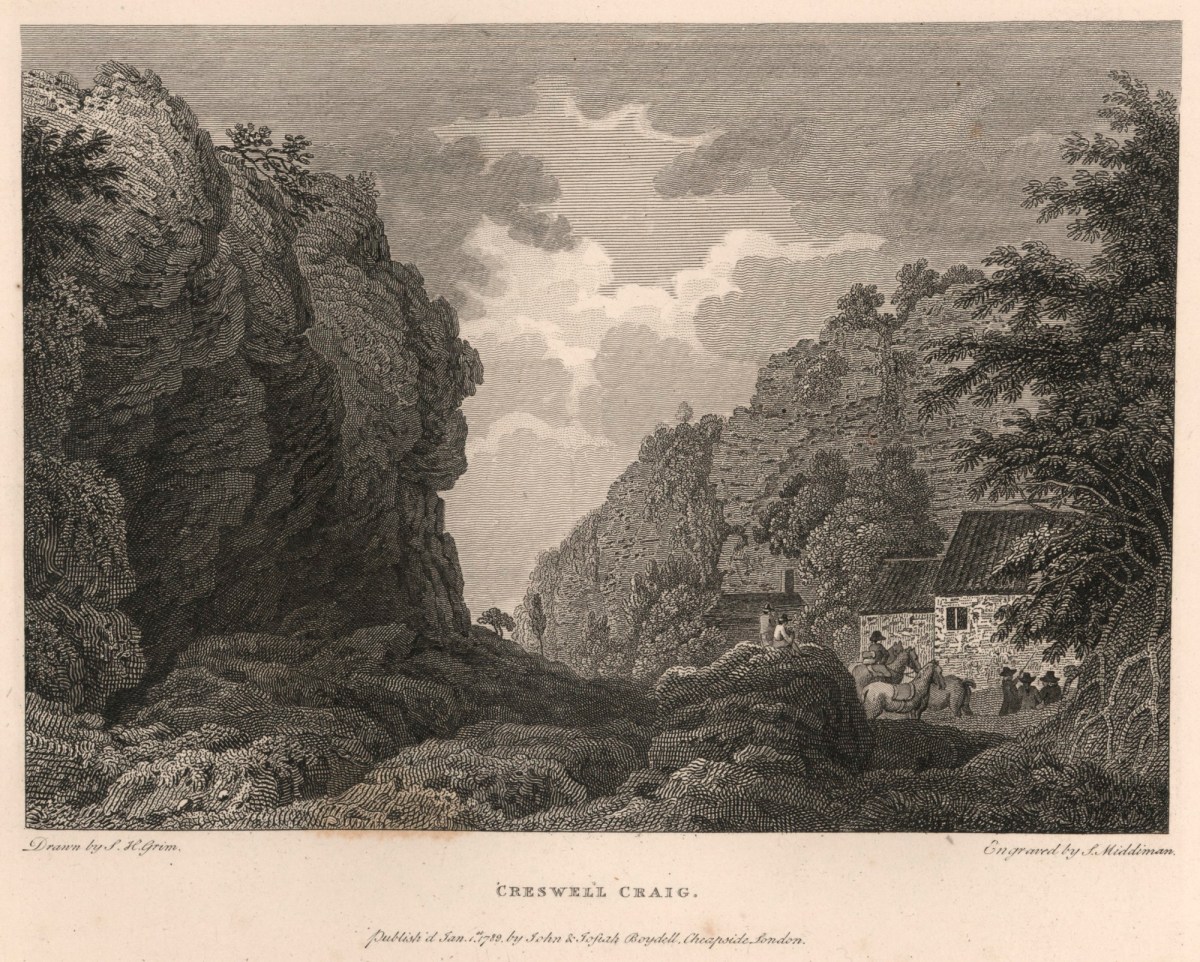 Samuel Hieronymous Grimm, Creswell Crag, Derbyshire