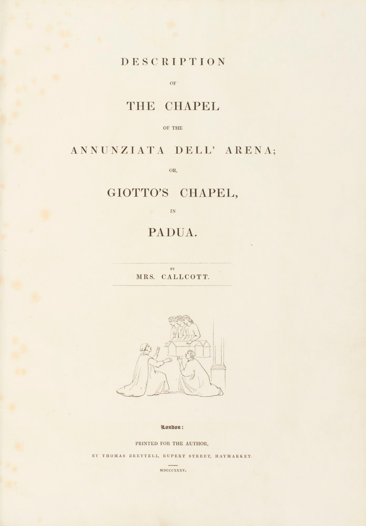 Sir Augustus Wall Callcott RA, Title-page