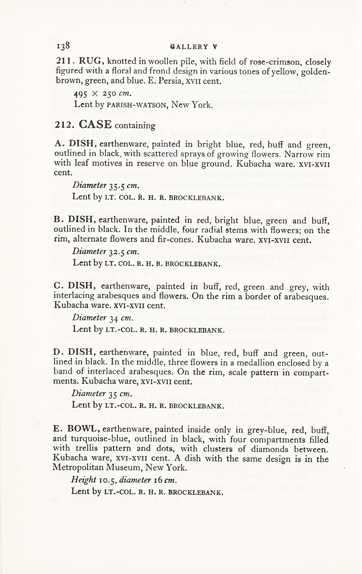 Page 166 of 1931 - International Exhibition of Persian Art