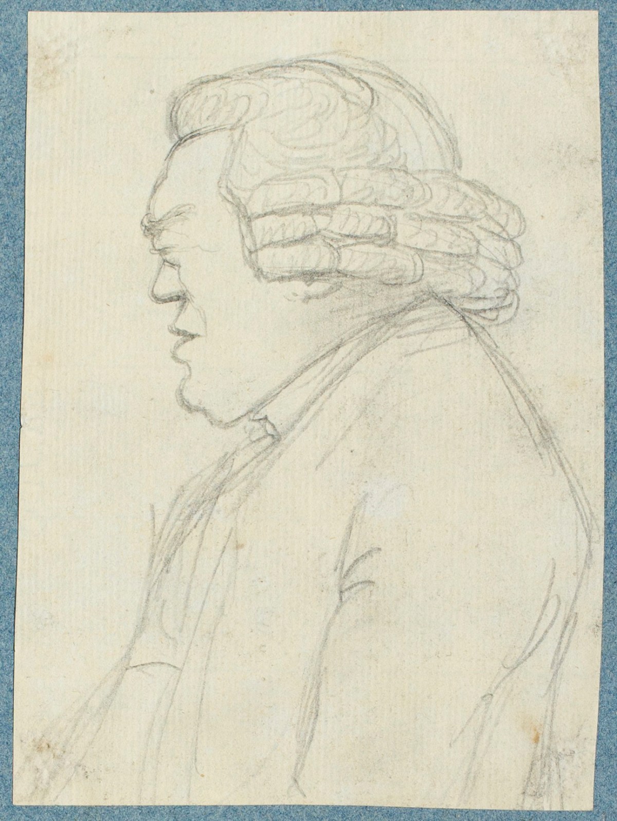 George Dance RA, Profile portrait of a man