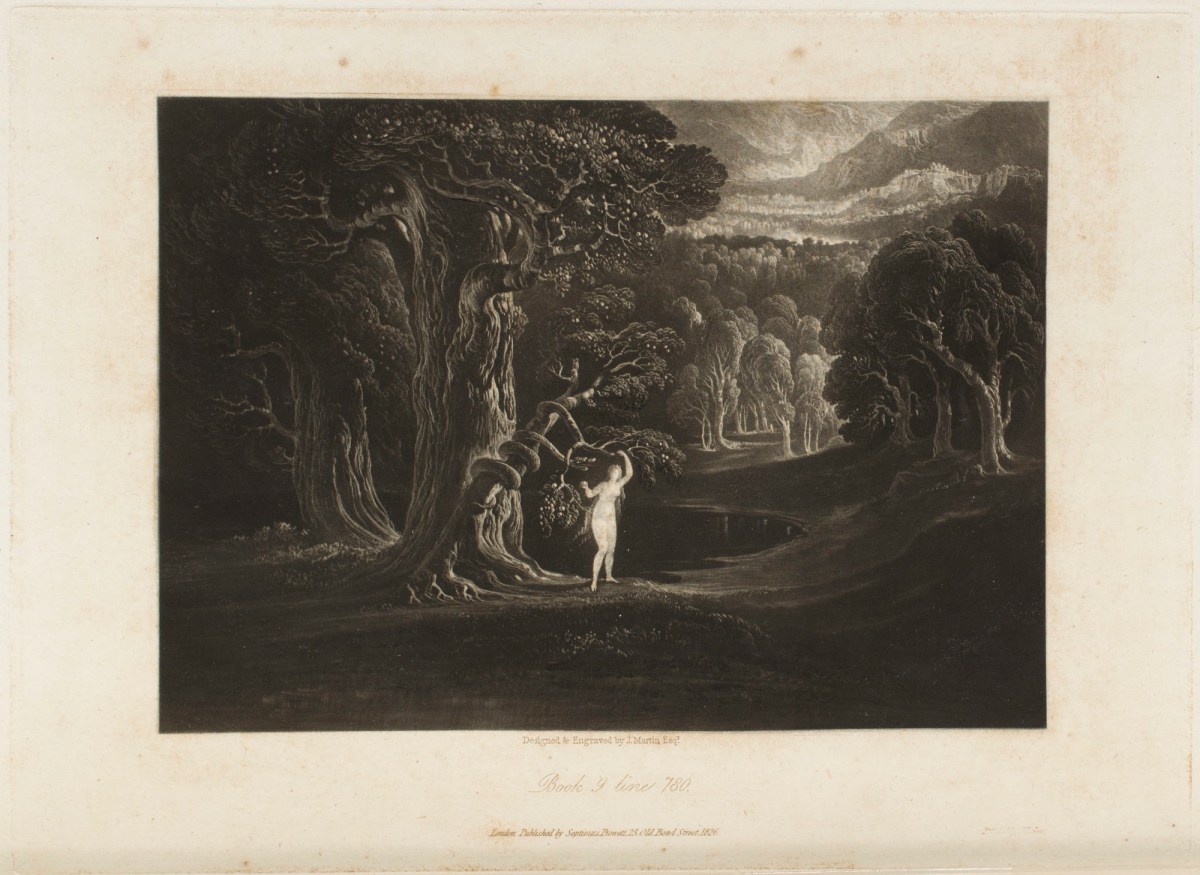 John Martin, Eve eats the forbidden fruit