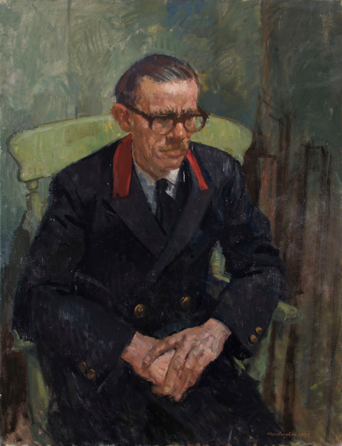 Walter Percy Woodington, Portrait of a Royal Academy Schools Porter
