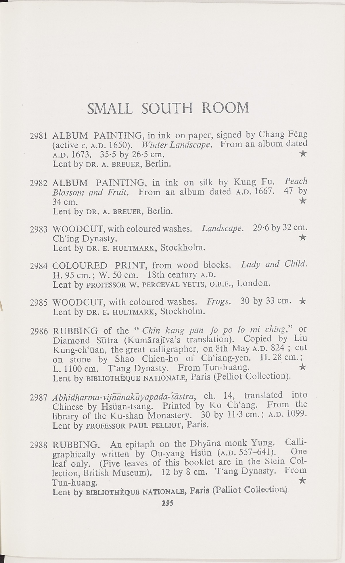 Page 283 of 1935-36 - International Exhibition of Chinese Art