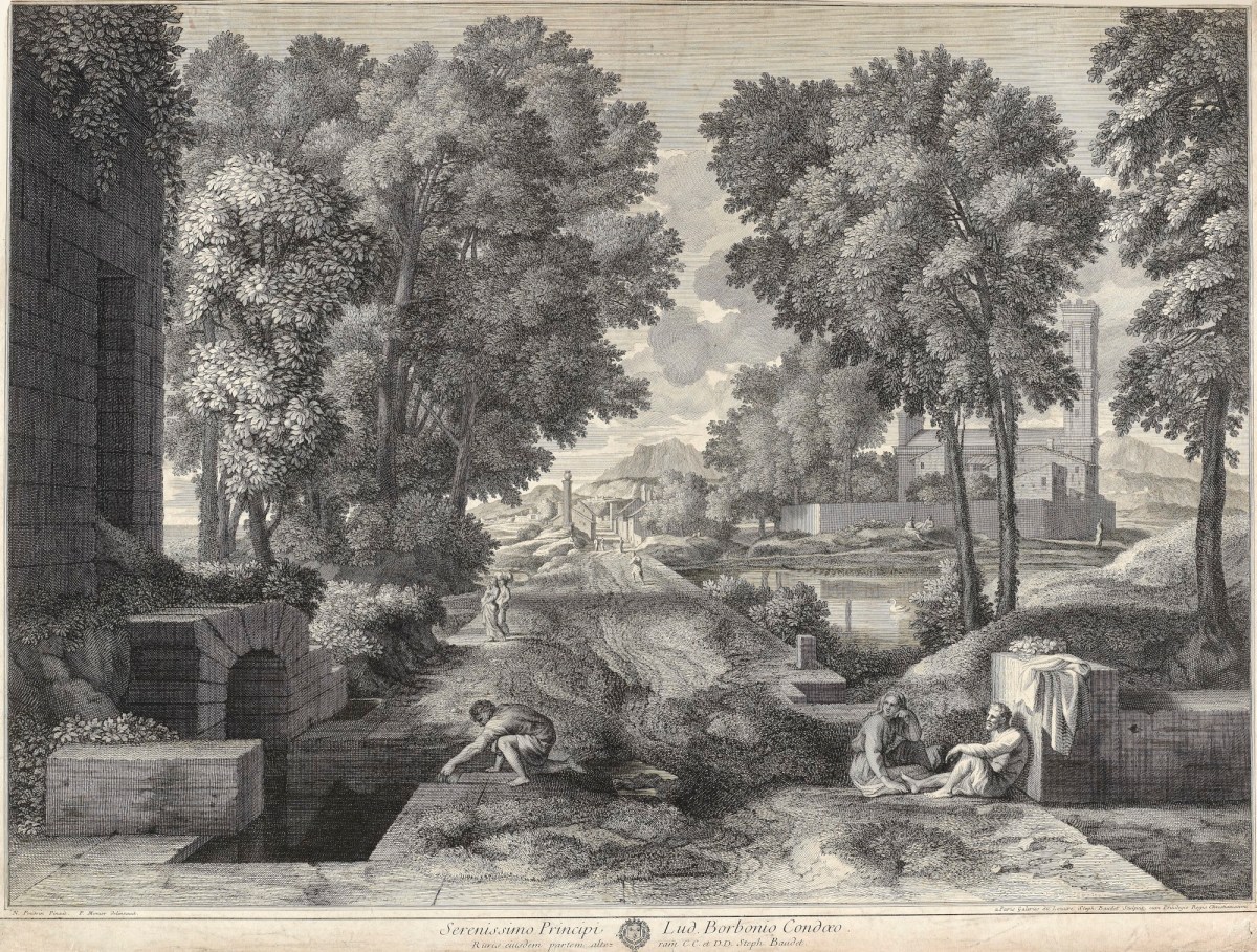 Étienne Baudet, Landscape with a Roman Road