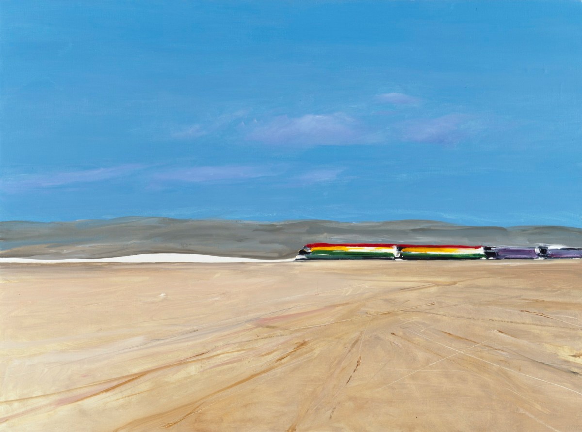 Donald Hamilton Fraser RA, Train in the Desert