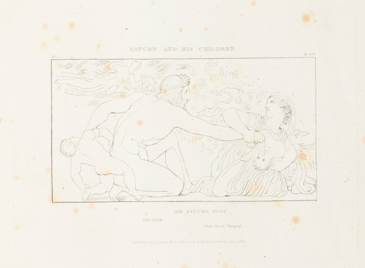Hesiod, Saturn and his children.
