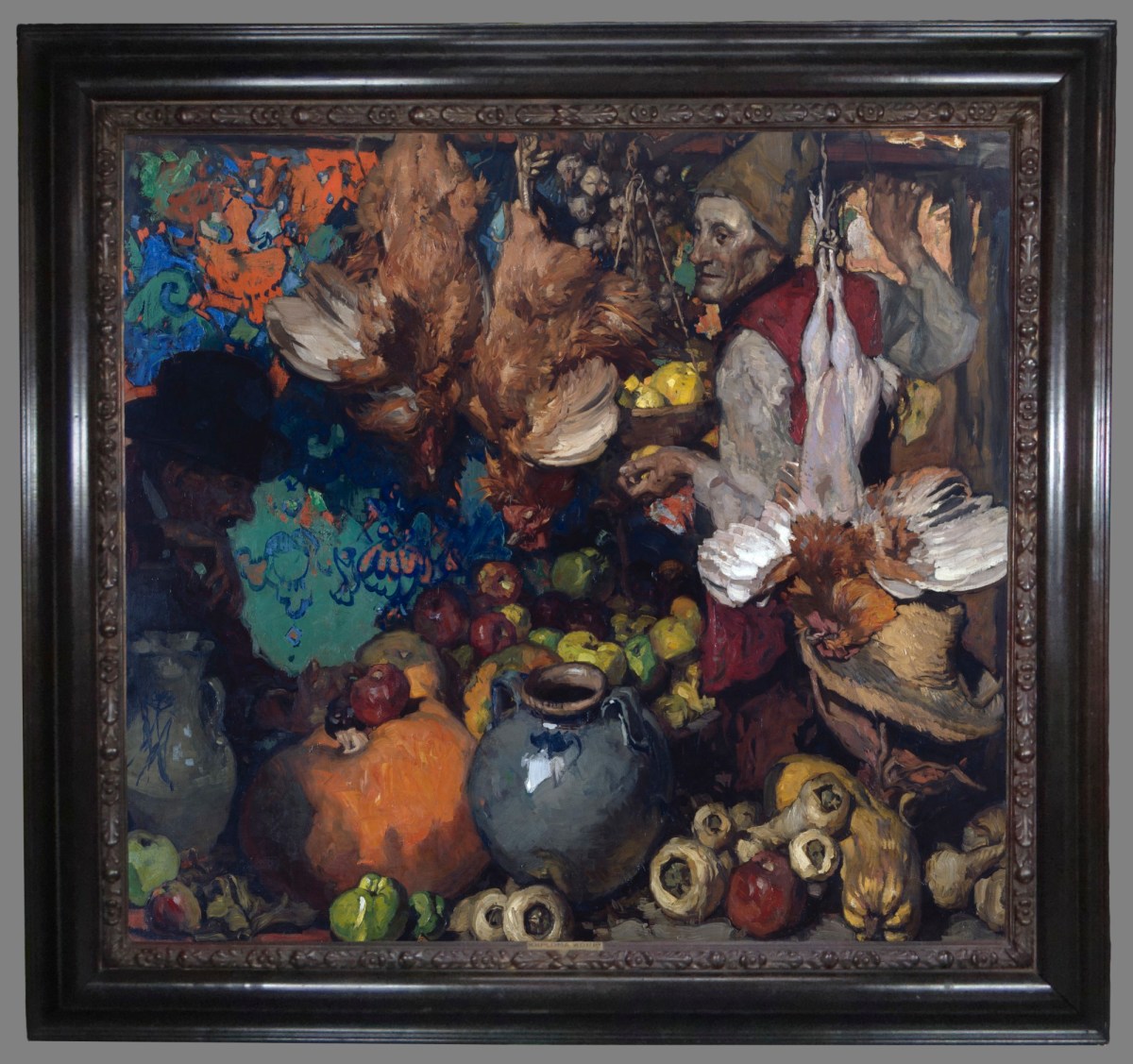 Unknown, Frame for Sir Frank Brangwyn RA 'The Market Stall'